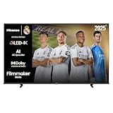 Hisense 65E7Q - QLED Smart TV 65 Pulgadas, Dolby Vision, Dolby Atmos, Modo Juego Plus, 60Hz VRR 120 fps, Modo Deportes, Monvimiento Suave IA, Bluetooth y HDMI 2.1, Control por Voz Alexa