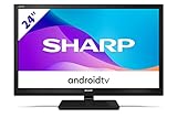 Sharp 24BI3EA Android TV 60 cm (24' Pulgadas) HD LED TV (Smart...
