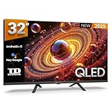 TD Systems - Smart TV 32 Pulgadas QLED Android 11, Google Assistant, Control por Voz, televisión TDT 2025. Televisor con 3 años de Garantia - PRIME32C20GLQ